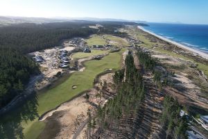 Te Arai (South) 1st Hole Reverse Aerial